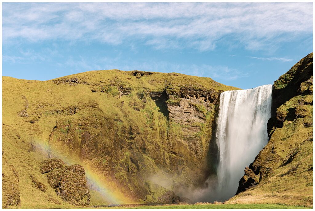 waterfall in iceland