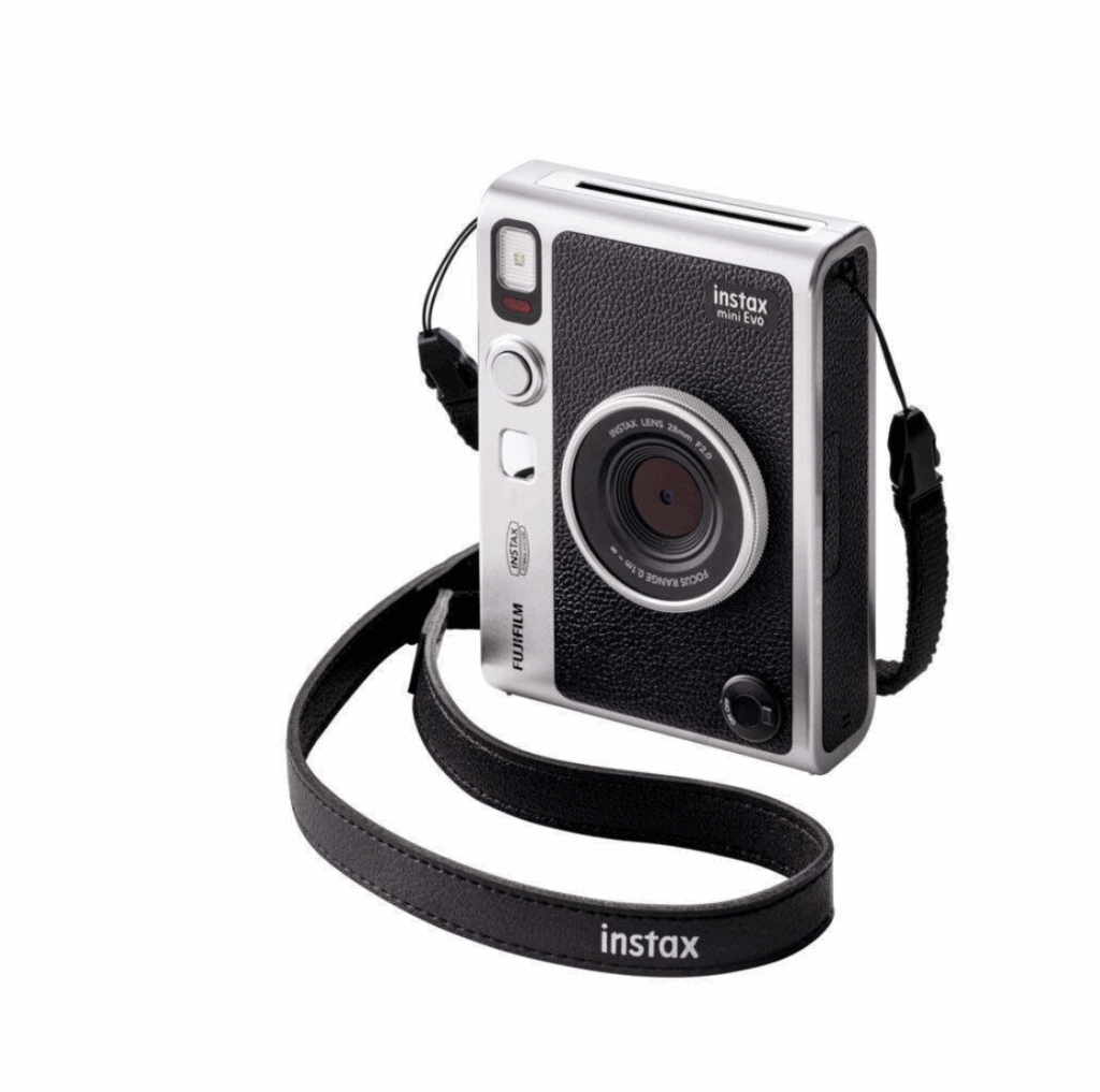 Instax wide black and silver camera