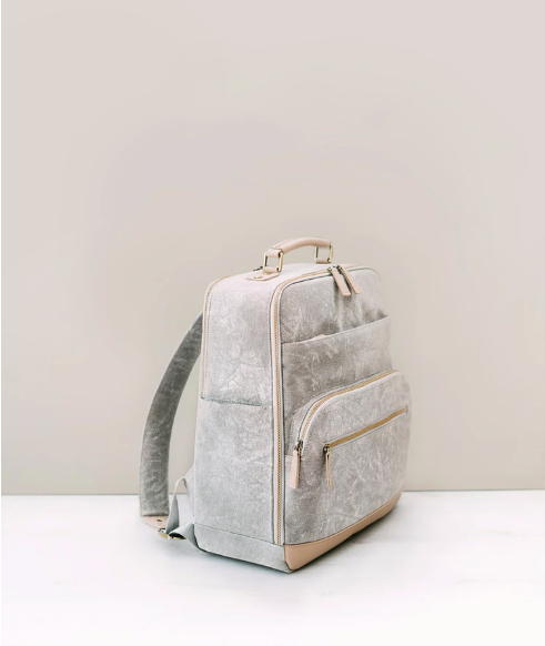 kamrette camera bag backpack canvas gray in color grey bag