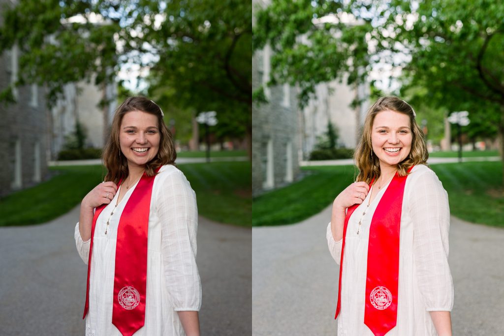 senior session dickinson college university cap and gown 